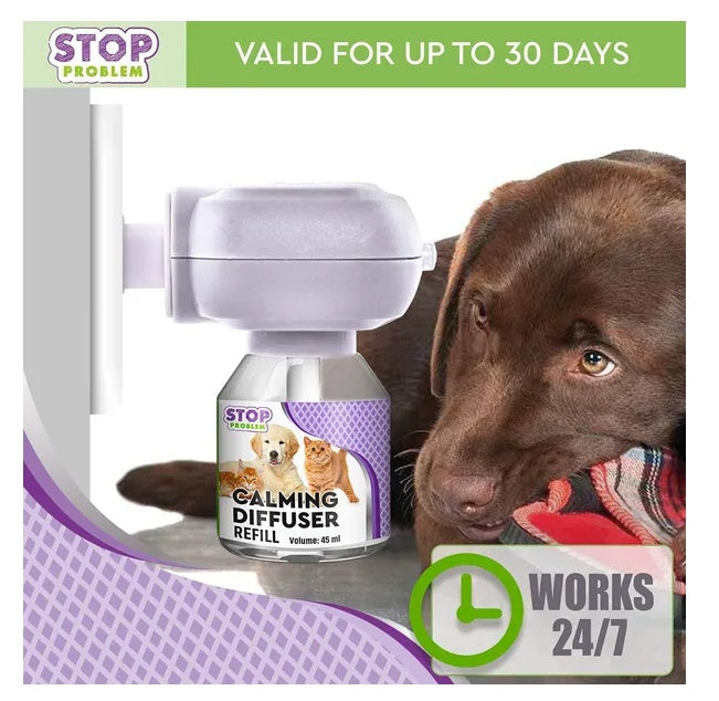 Cat Calming Diffuser 🐾 Anti-Anxiety Plug-In with Pheromones – Stress & Behavior Relief for Happy Cats