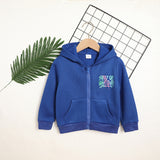 Toddler Girl Zip-Up Hoodie Jacket – “Sorry or Whatever” Letter Print Long Sleeve Sweatshirt, Casual Kids Hooded Jacket