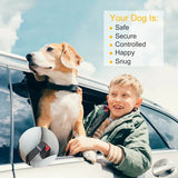Pack of 2 Adjustable Pet Seat Belt Leash Straps – Safe Car Restraint for Dogs & Cats, No-Tangle Design