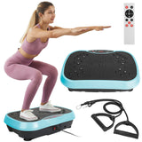 Vibration Exercise Machine with Resistance Bands & Remote – Whole Body Vibration Platform for Home Fitness 🏋️‍♀️⚡