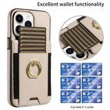 3-in-1 Ring Holder Phone Case with Camera Protection - Magnetic Kickstand Case for iPhone