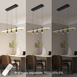 Modern Black & Gold 4-Light Pendant Lamp with Adjustable Design