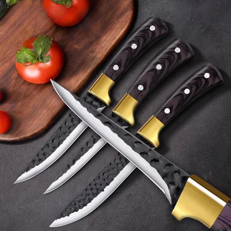 A01 Cutting Board 3-Piece Set – Space-Saving Wooden Prep Boards (Small, Medium, Large)