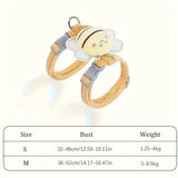 Red Adjustable Anti-break Out Special H Font Chest Strap Cat Leash Set - PulinGO