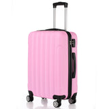 3-in-1 Hard Shell Spinner Luggage Set – Lightweight Travel Suitcases with 360° Wheels (20", 24", 28") – Black