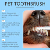 Gentle Pet Toothbrush – Ergonomic Soft Bristle Oral Care Brush for Dogs & Cats to Freshen Breath