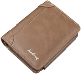 Stylish Brown & Khaki Men’s Leather Wallet