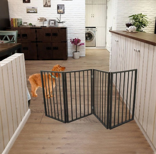 Pet Safety Gate – Durable Dog Gate for Doorways, Hallways & Stairs, Easy Install & Secure Locking System