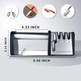 4-in-1 Kitchen Blade & Scissor Sharpening Tool – Compact Manual Sharpener for Knives & Scissors