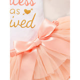 3PCS Newborn Baby Girl Outfit 👶 Romper + Tutu Skirt + Headband Set 🎀