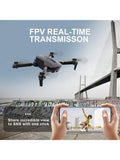 V4 Foldable Drone with 4K HD Camera - RC Quadcopter with 3 Batteries for Adults & Kids