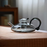 600ml Glass Teapot Set – Elegant & Heat-Resistant Tea-for-One with 4 Cups