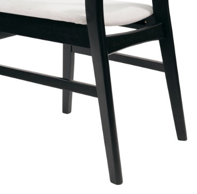 Dining Chair Set of 2 – Modern Upholstered Side Chairs with Solid Wood Legs & Padded Seat