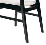 Dining Chair Set of 2 – Modern Upholstered Side Chairs with Solid Wood Legs & Padded Seat