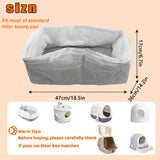 Reusable Mesh Cat Litter Filter Bags – 10-Pack for Easy Sifting and Clean-Up