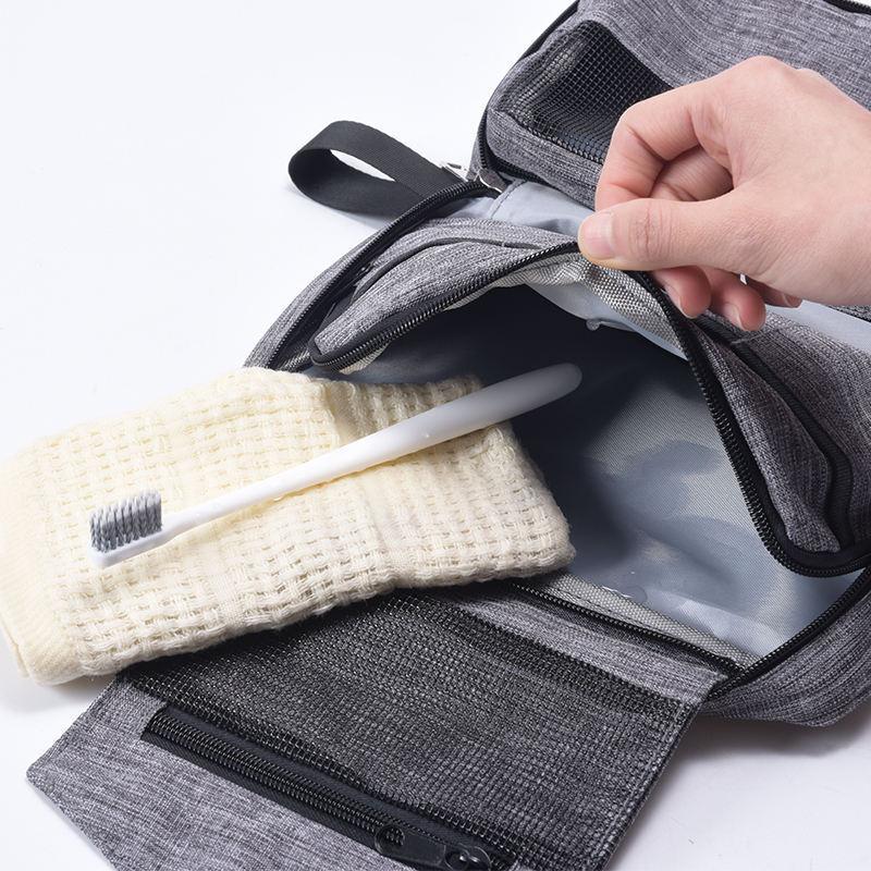 Unisex Travel Waterproof Toiletry Bag 🧳 with Divider & Handles – Makeup, Razor & Accessories Organizer