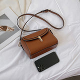 PU Leather Women’s Shoulder Bag 👜 Large Capacity Small Square Crossbody – Fashion & Commuter Tote