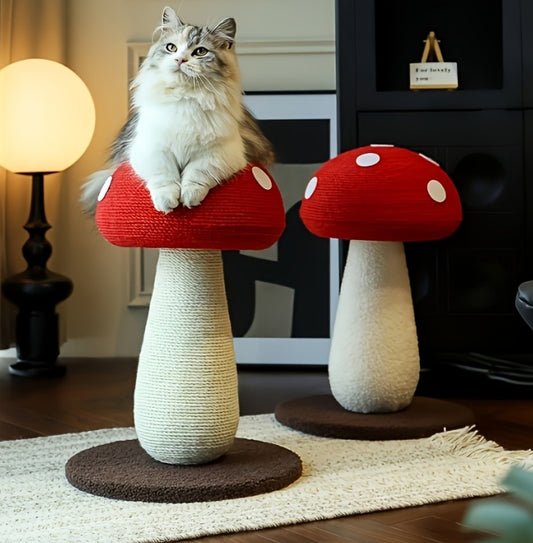 Large L-Shape Cat Scratching Board – 23.6″ Vertical & Horizontal Scratch Pad with Toy Ball