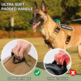American Local Tactical Pet Harness – Adjustable Reflective Service Dog Vest with Metal Buckle for Training & Hiking