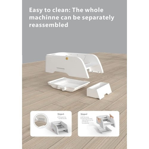 Smart Cat Litter Box with Wide Opening – Automatic Deodorizing, Self-Cleaning & Spacious Design for Multiple Cats