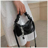Women’s Pleated Shoulder Bag – Fairy Student Underarm Handbag for Daily Use