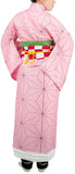 Pink Kimono Cosplay Outfit Set – Anime-Inspired Halloween Costume for Women 🎀✨