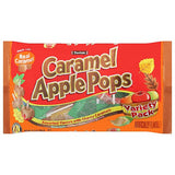 Caramel Apple Pops Variety 3-Pack – 60 Individually Wrapped Lollipops (Green Apple, Golden Delicious & Red Macintosh)