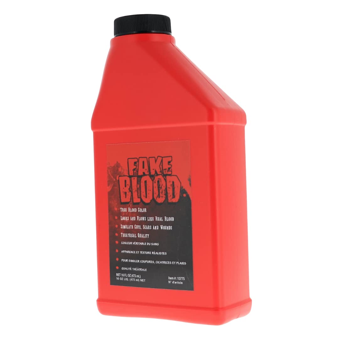 Realistic Stage Blood – 16oz Pint Fake Blood for Halloween Makeup & Cosplay (Non-Toxic, Washable)