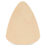 Woodpeckers 12" Unfinished Wooden Ghost Cutout – DIY Halloween Craft Decoration (Birch Plywood)