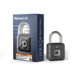IP67 Waterproof Fingerprint Padlock with 12-Month Battery Life, Biometric Security Lock for Gym Locker, Gates & Outdoor Storage