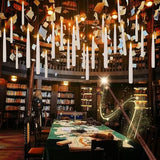 Floating Flameless LED Candle Set – 24 Ivory Hanging Candles with Remote Wand & Full Hanging Kit