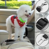 2-Pack Pet Safety Seatbelt – Adjustable Car Seat Belt Harness Lead for Cats & Dogs, Secure Vehicle Travel Accessory