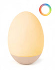 Rechargeable Egg Night Light for Baby Nursery – Touch Control RGB Dimmable Silicone Lamp for Kids & Breastfeeding
