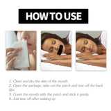 Eelhoe Anti-Snoring Sleep Strips (30 Pack) - Gentle Mouth Tape for Nose Breathing & Quiet Sleep