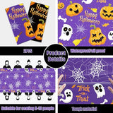 Halloween Tablecloth – Large 52x87" Plastic Table Cover for Spooky Indoor & Outdoor Party Decorations