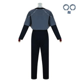 Men’s Gray Cosplay Costume – Classic Cotton Blend Outfit for Halloween & Daily Wear 🎭✨