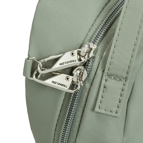Travelon Roam Convertible Anti-Theft Backpack & Sling – Ultra-Light RFID Secure Daypack with Slash-Resistant Design (Moss)