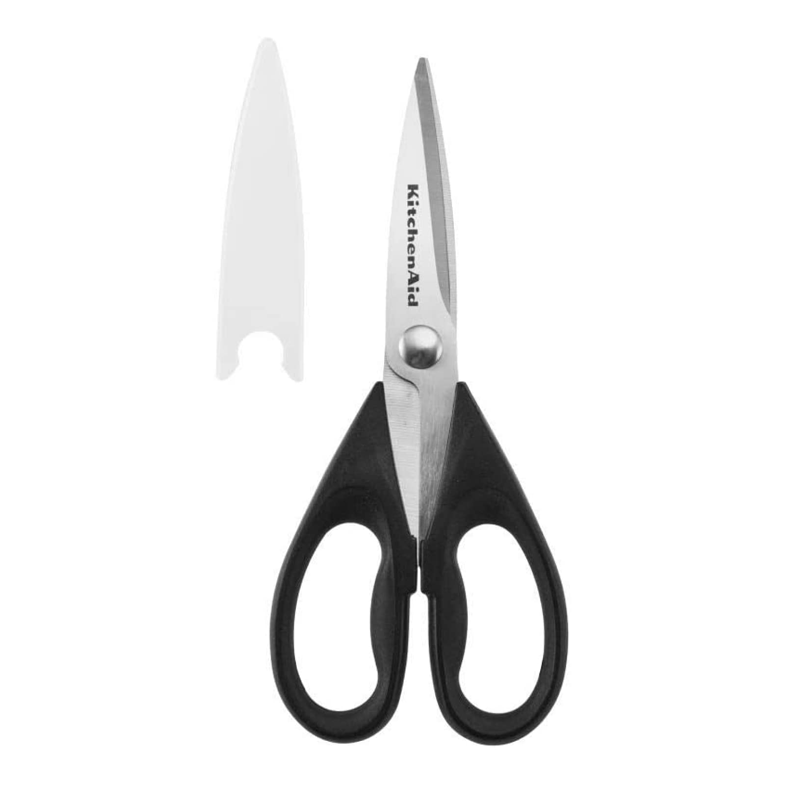 Heavy-Duty Stainless Steel Kitchen Shears with Soft Grip & Blade Guard