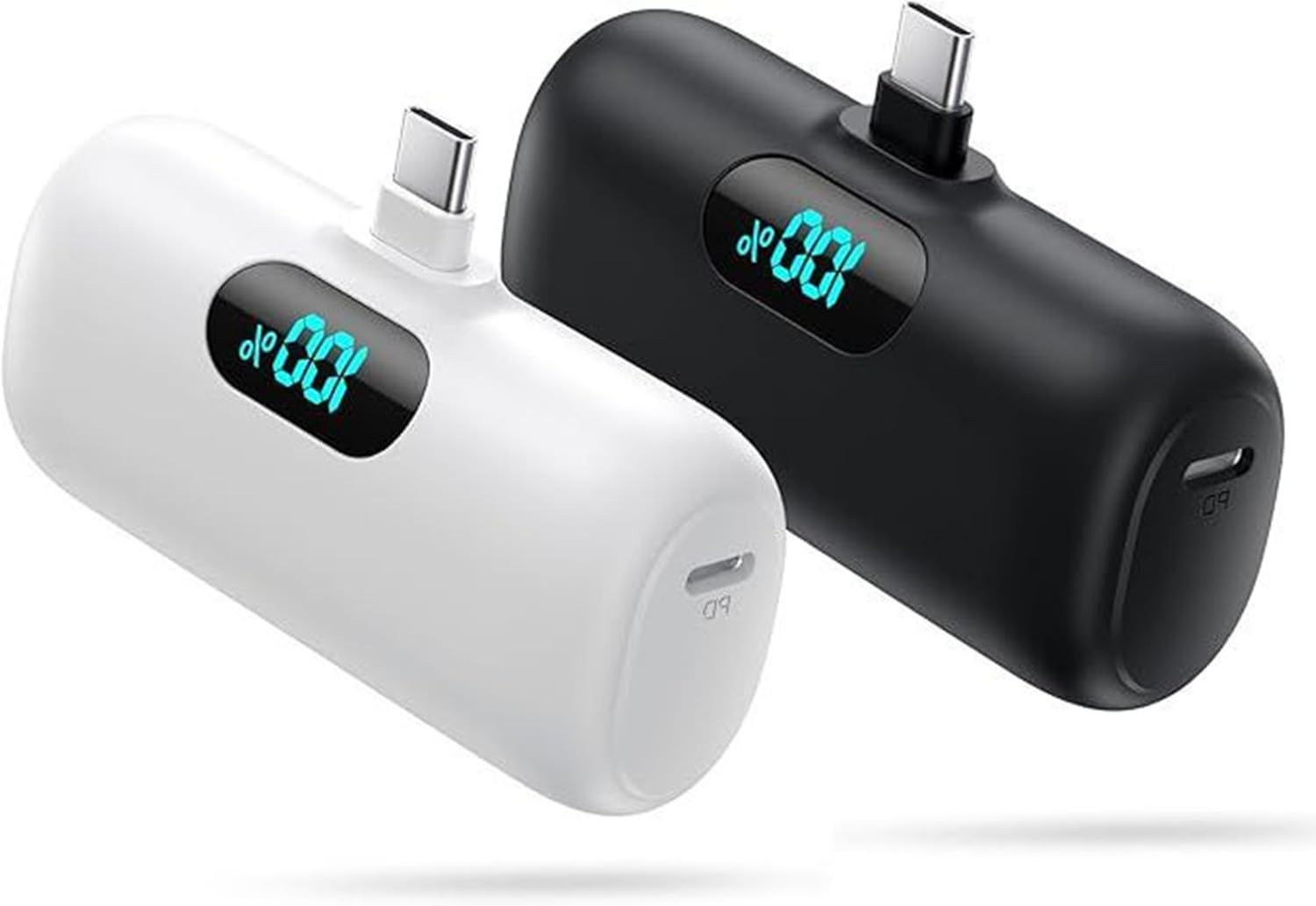 Mini 5000mAh USB-C Portable Charger with 20W Fast Charging – Ultra Compact Lipstick Size Power Bank for iPhone & Android