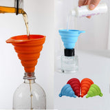 Collapsible Silicone Funnel Set – Heat Resistant Kitchen Funnels (4 pcs)