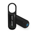 Portable Fingerprint Smart Padlock, USB Rechargeable Keyless Biometric Locker Lock for Gym, School & Travel Bags