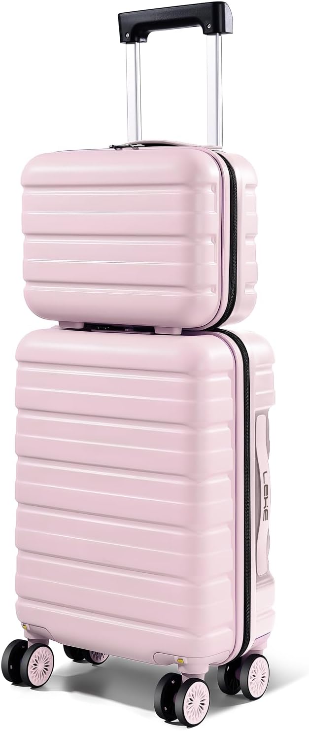 Light Purple 16-Inch Underseat Carry-On with TSA Lock