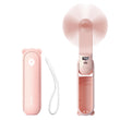Cute Bear Portable Mini Fan with Flashlight & Power Bank – Foldable Pocket Cooling Fan for Travel, Makeup & Outdoor Use