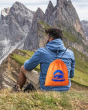 LZERKING 100-Pack Drawstring Backpacks – Bulk Blank Cinch Bags in 10 Colors for Sports, DIY & Community Events