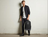 GEMGOAL Classic Minimalist Laptop Backpack – Water-Resistant Travel & Gym Backpack for Work and Daily Commute – Black