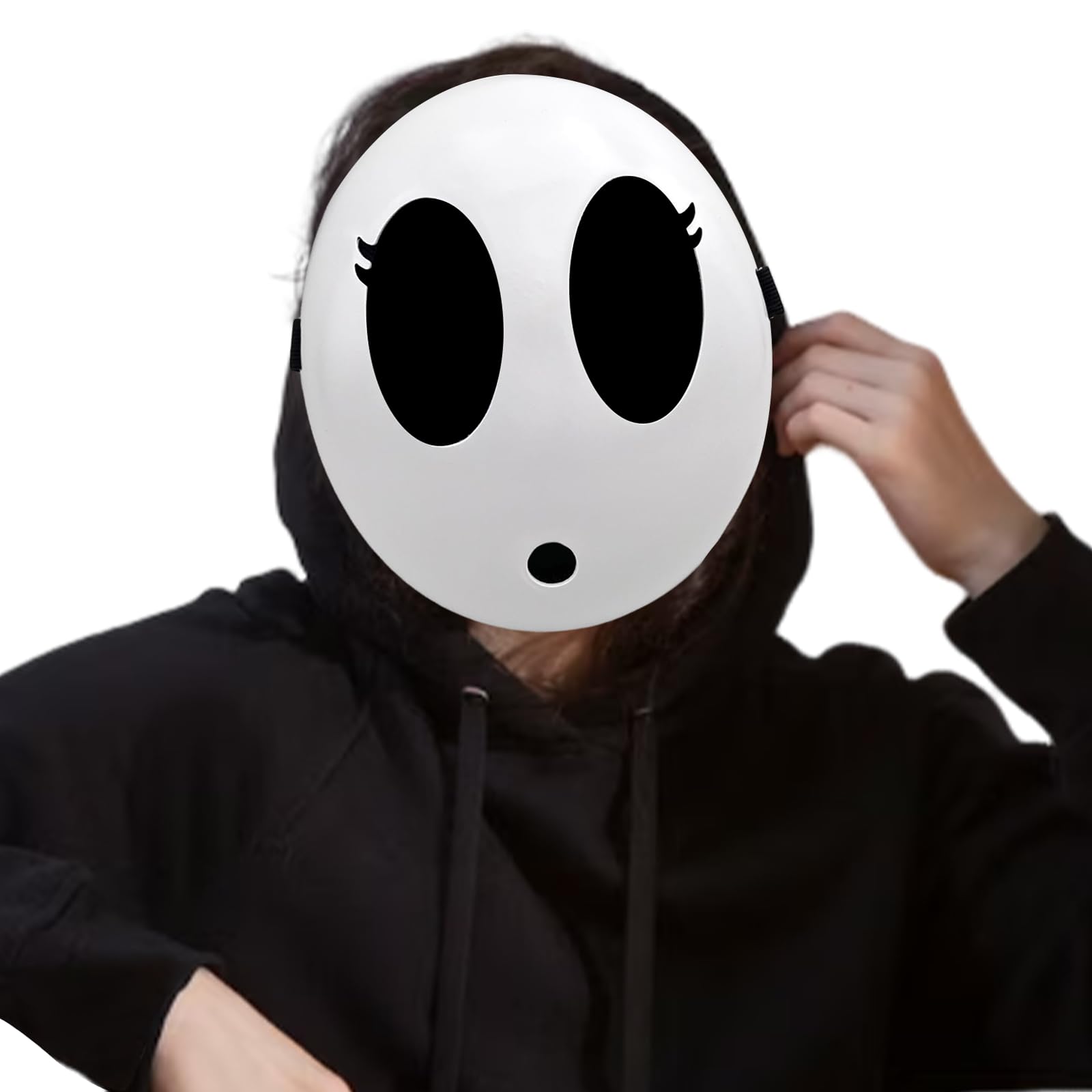 Dream Mask – Shy Guy Anime Costume Mask with Adjustable Strap & Soft Padding 🎭✨