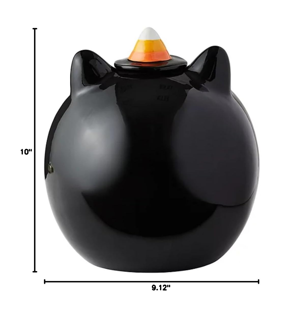 Member’s Mark Ceramic Halloween Candy Bowl – Black Cat Party Decoration (Trick-or-Treat Bowl)