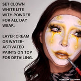 Mehron Clown White Lite – Professional Ultra-White Cream Makeup for Clowns, Mimes & Performers