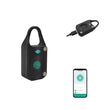 Bluetooth Fingerprint Smart Padlock with App Control, USB Rechargeable Biometric Lock for Gym Locker, Suitcase & Backpack