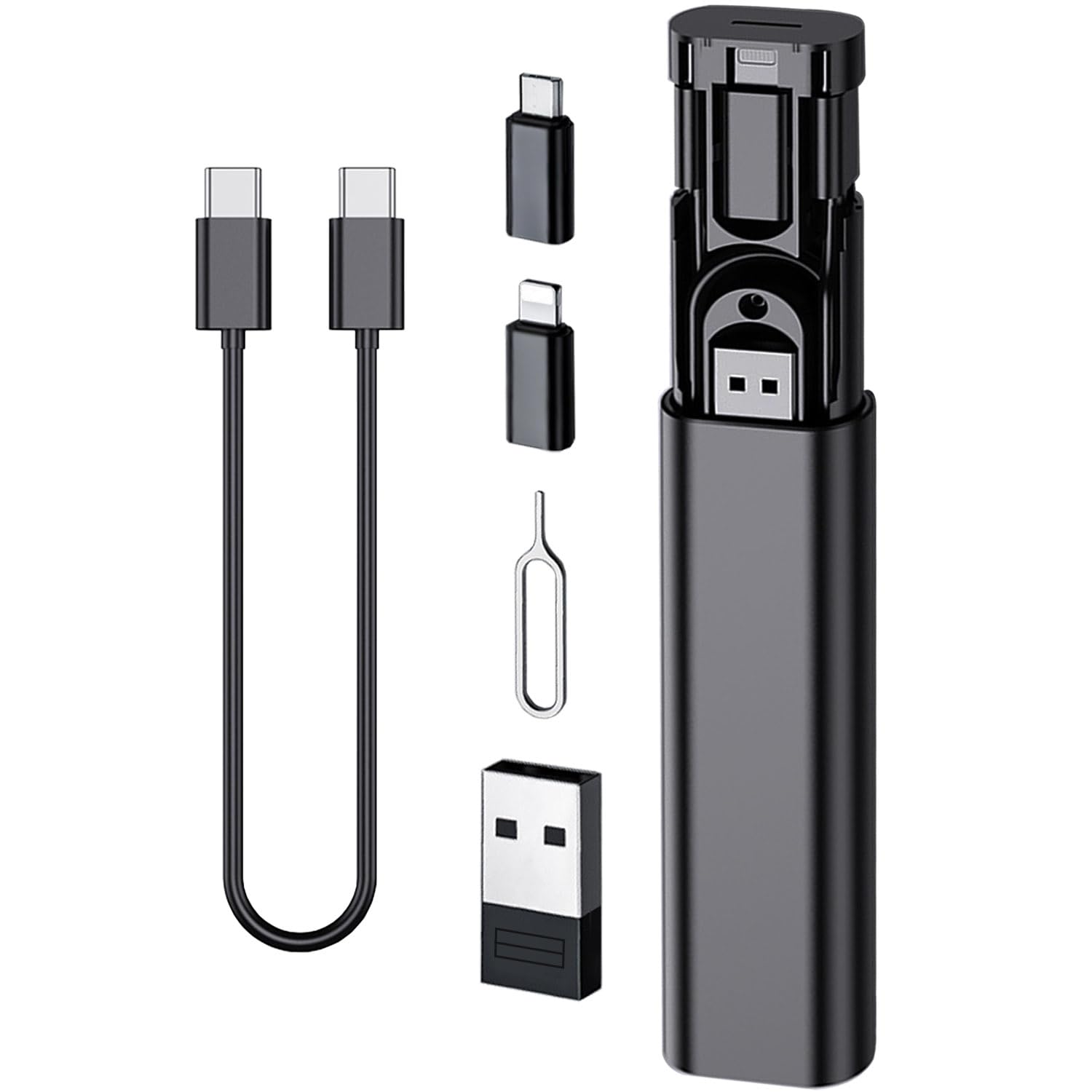 Multifunction USB Adapter Kit with 60W Fast Charging Cable – Travel Charging & Data Transfer Set